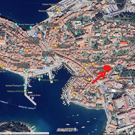 Exclusive City Center Apartment With Garden Rovinj Kültér fotó